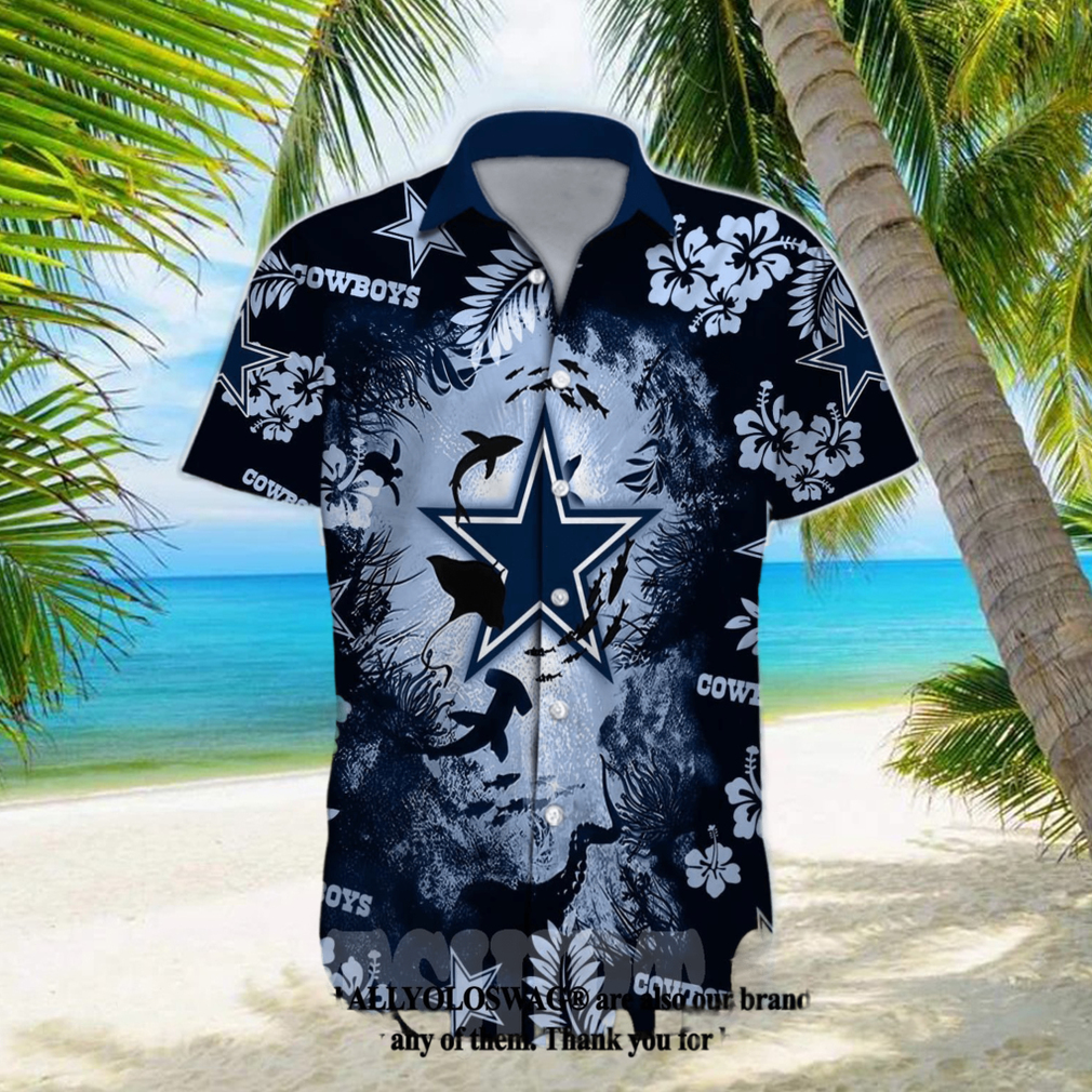 Dallas Cowboys NFL Classic Full Printed Hawaiian Shirt - Limotees