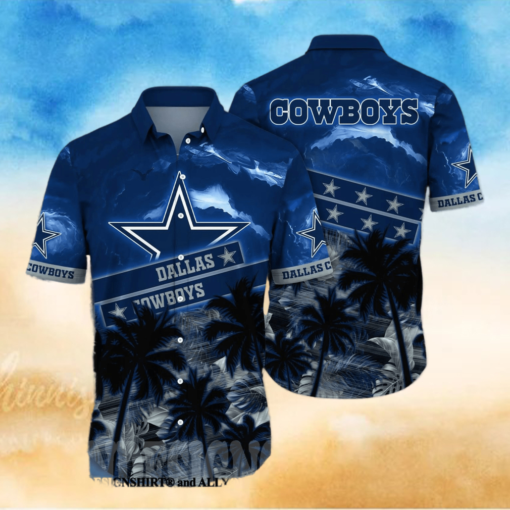 Dallas Cowboys NFL Floral Full Printed Hawaiian Shirt - Limotees