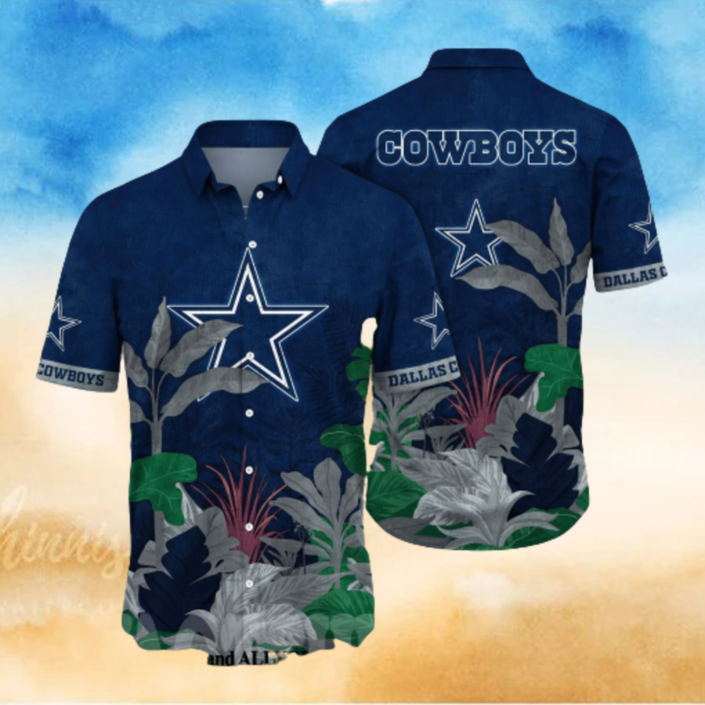 Dallas Cowboys NFL Flower All Over Print Classic Hawaiian Shirt - Limotees