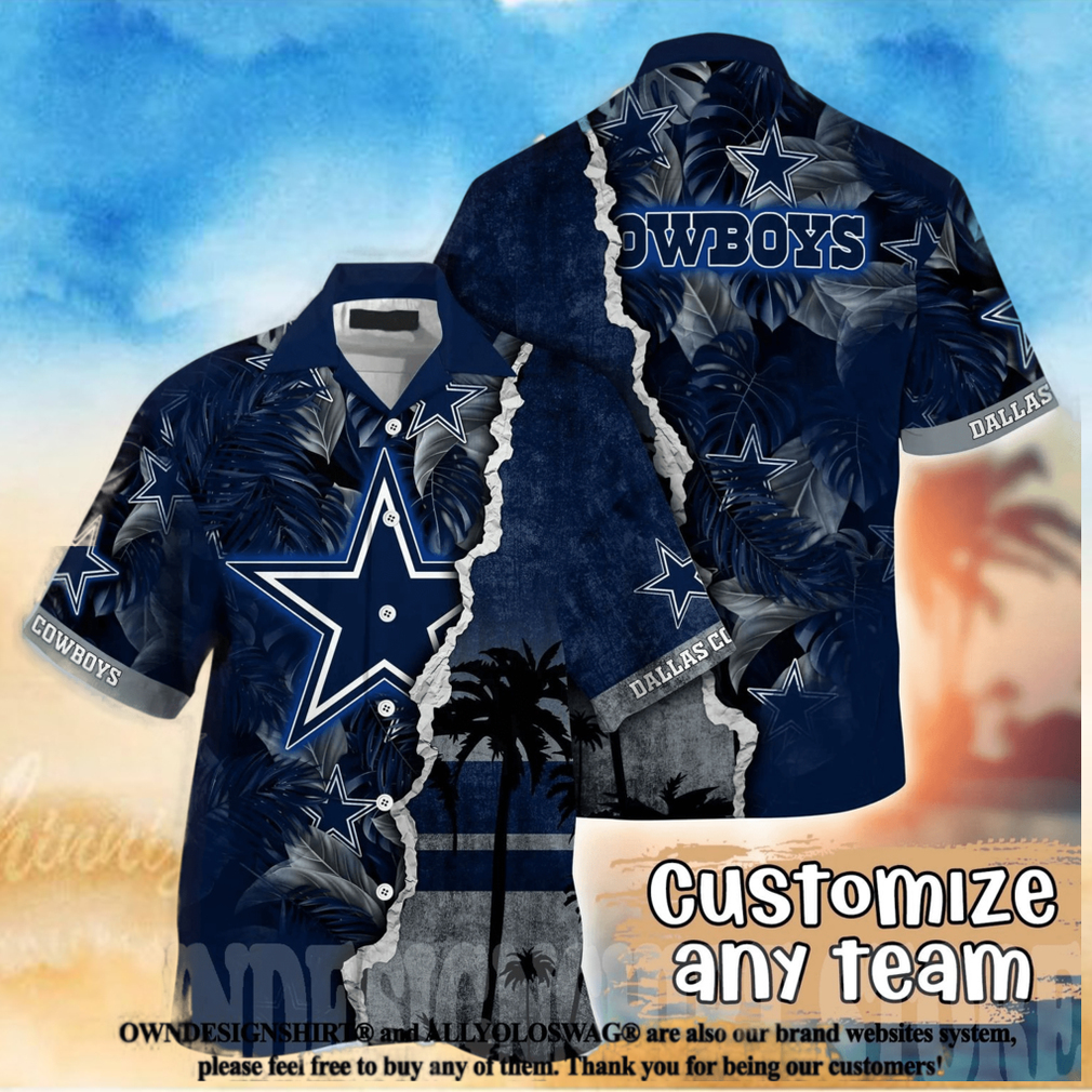 Dallas Cowboys NFL Flower All Over Print Hawaiian Shirt - Limotees