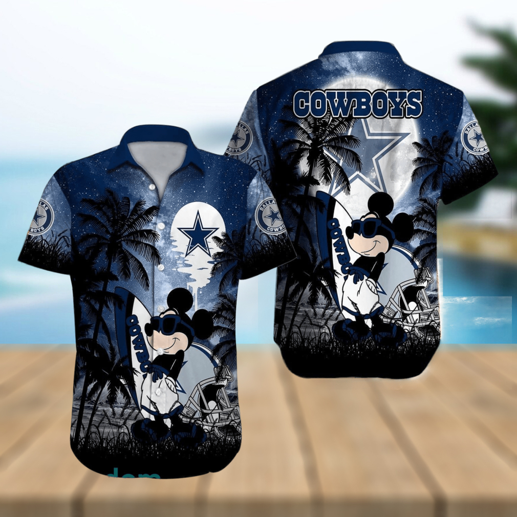 Dallas Cowboys NFL Team Logo Baby Yoda Hawaiian Shirt - Limotees