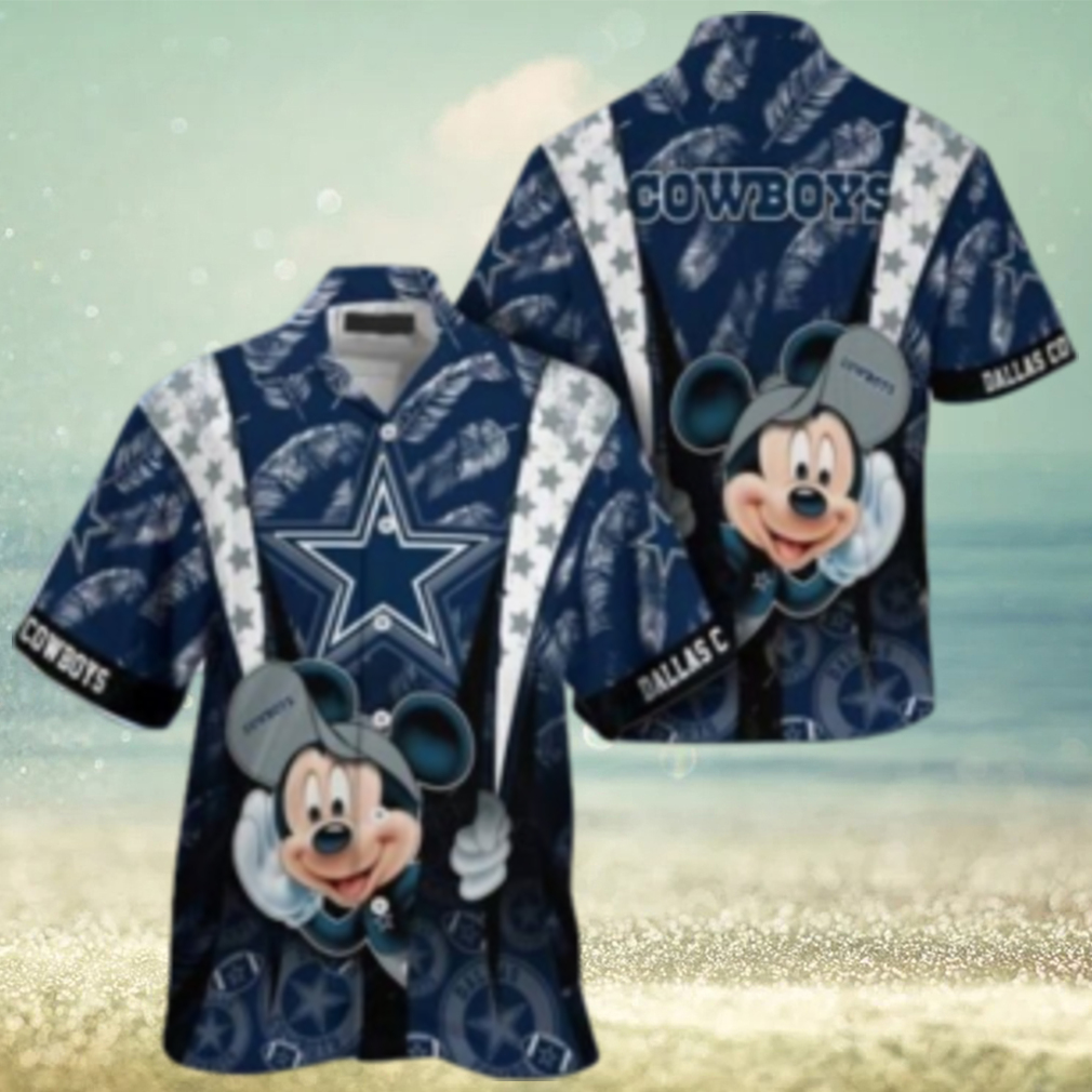 Dallas Cowboys nfl mickey mouse Hawaiian Shirt custom for fan - Limotees