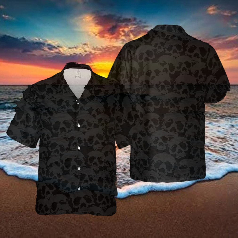 Dark Skull Pattern Hawaiian Shirt Idea Summer Gift For Men And Women - Limotees