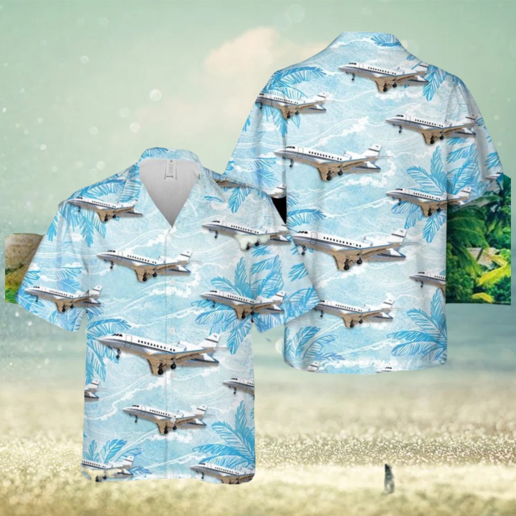 Dassault Falcon 900B 3D Hawaiian Shirt Summer Holiday Gift For Men And Women - Limotees