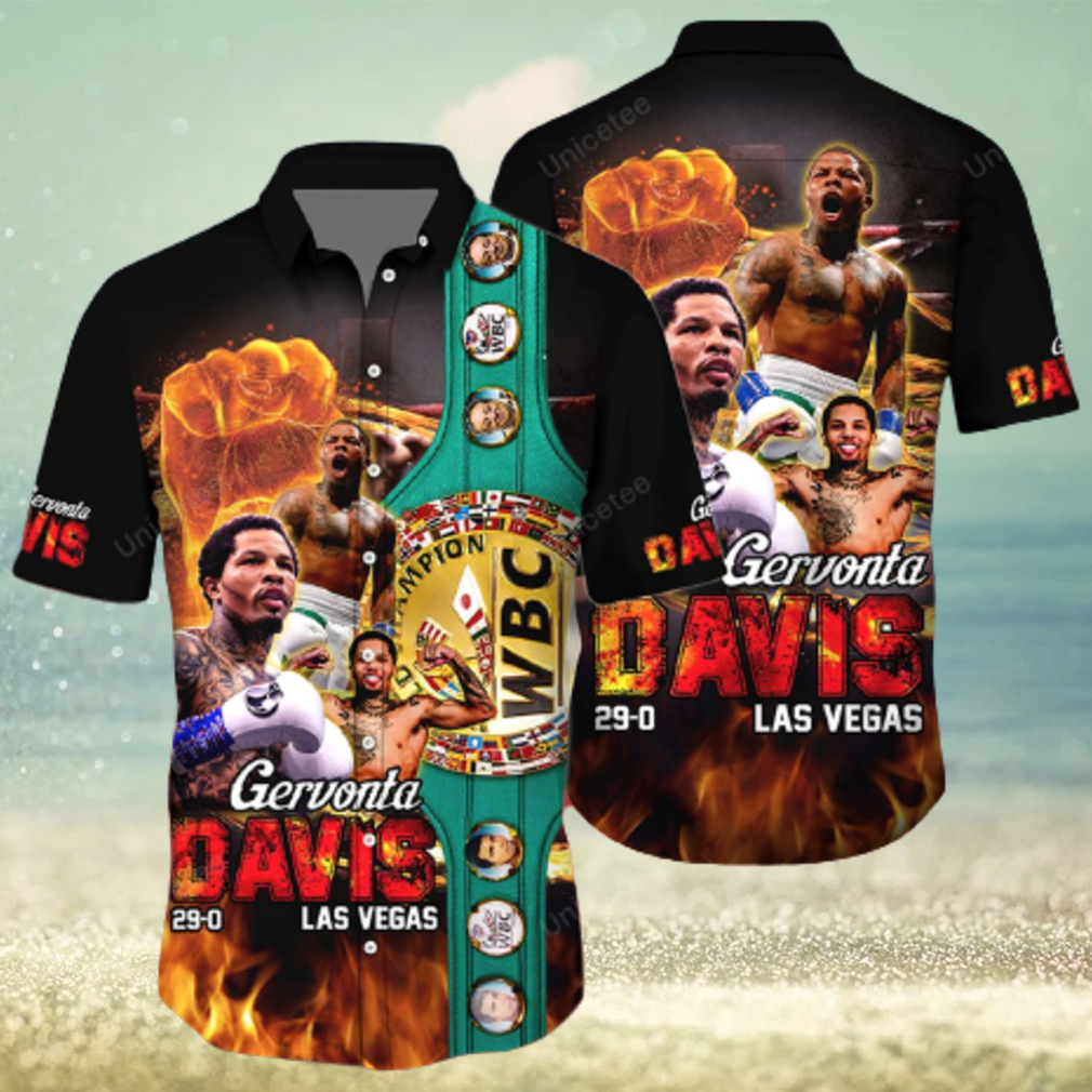 Davis Win Las Vegas WBC Boxing Hawaiian Shirt - Limotees