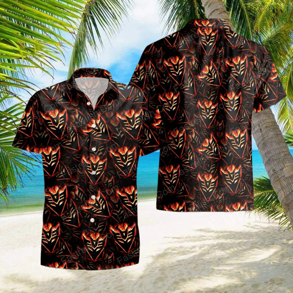 Decepticon Transformer Hawaiian Shirt - Limotees