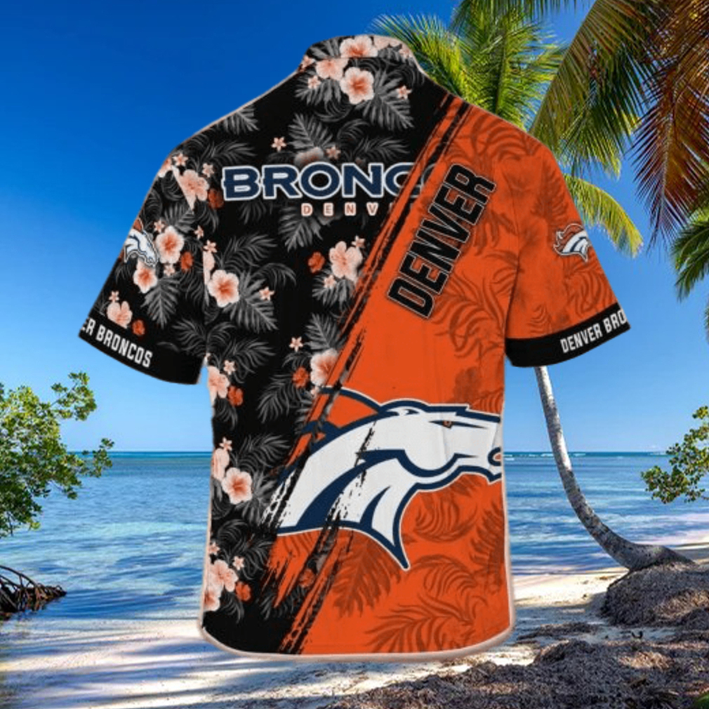 Denver Broncos NFL x Mickey Mouse Tropical Pattern Hawaiian Shirt - Limotees