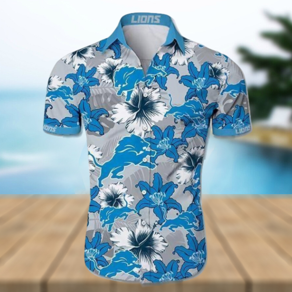 Detroit Lions Hawaiian Aloha Shirt Limited Edition Gift Hawaiian Shirt - Limotees