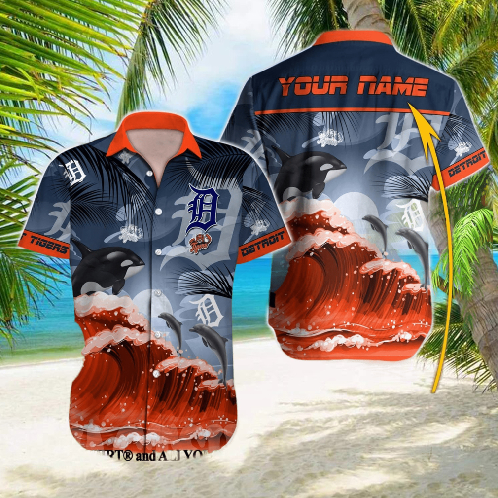 Detroit Tigers MLB For Fans 3D Hawaiian Button Shirt - Limotees