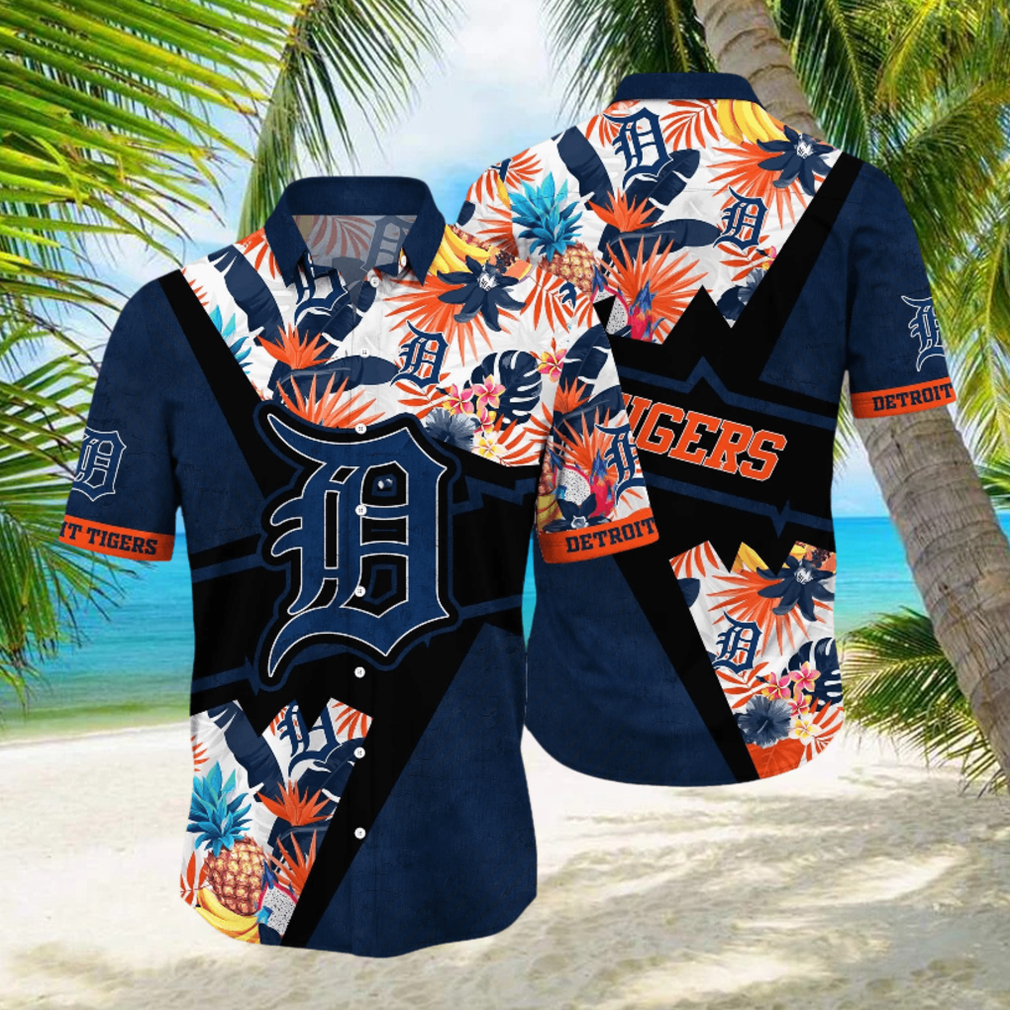 Detroit Tigers MLB Hawaiian Shirt Parasols Aloha Shirt - Limotees