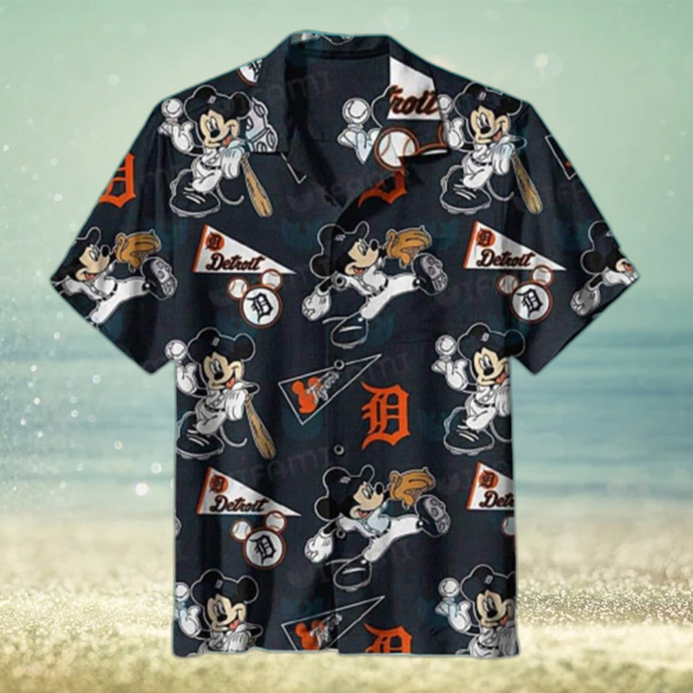 Detroit Tigers Mickey Mouse Hawaiian Shirt Gift For Disney Lovers - Limotees