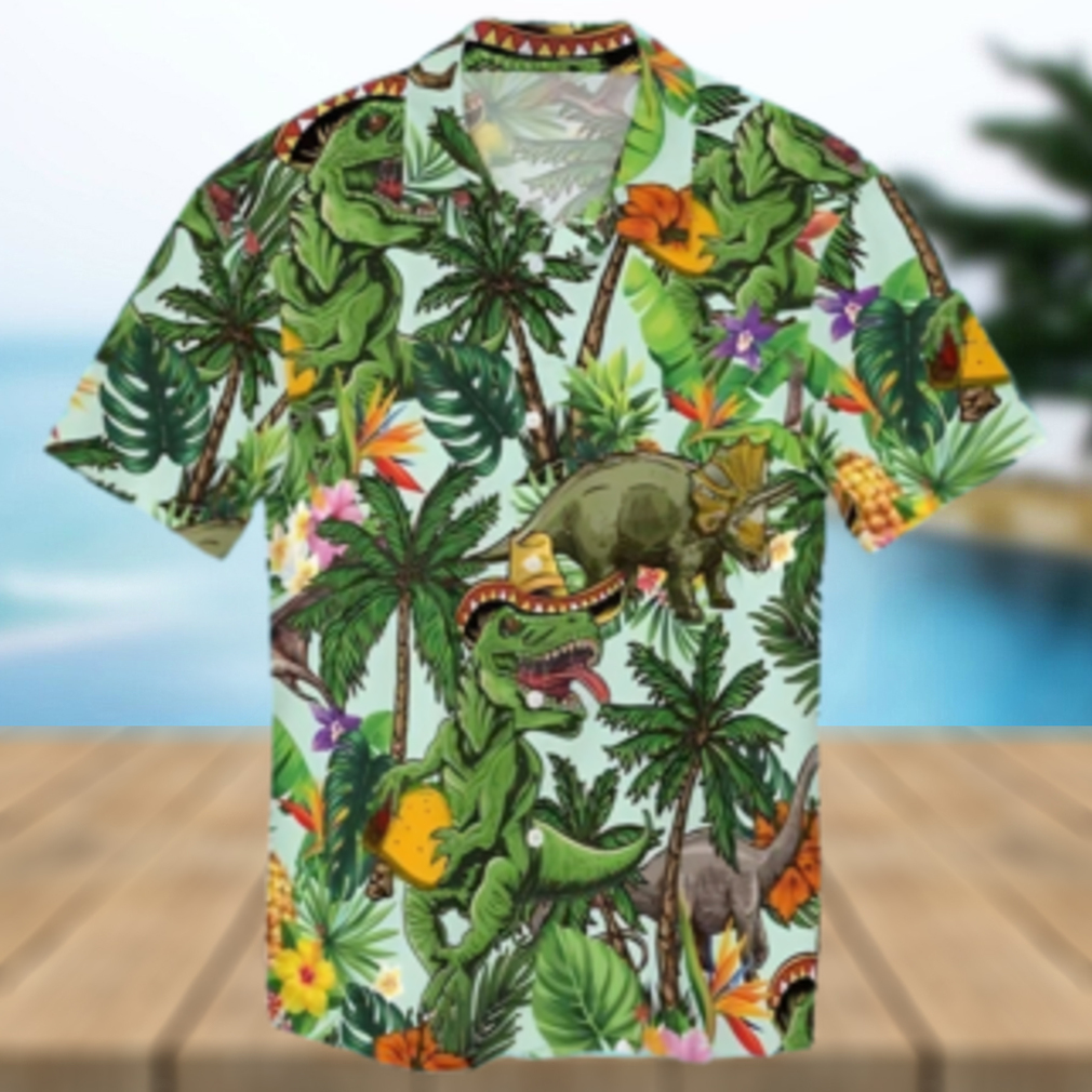 Dinosaur Hawaiian Shirt Aloha Beach Shirts Summer Hawaiian - Limotees