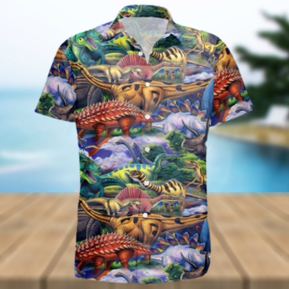 Dinosauria Dinosaur Hawaiian Shirt - Limotees