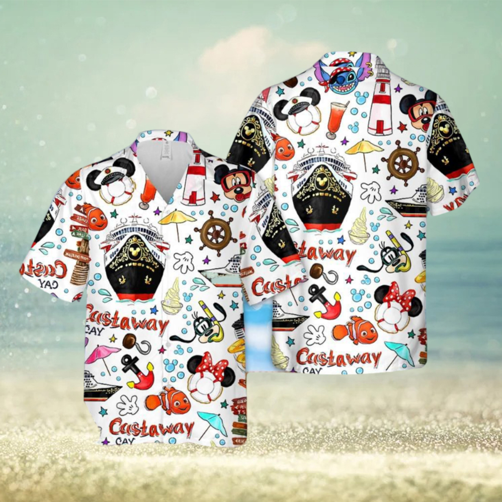 Disney Cruise Hawaiian Shirt, Short Sleeve Hawaiian Aloha Shirt, Disney Shirt, Disney Cruise Birthday Hawaiian - Limotees