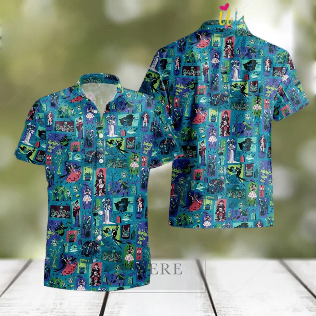 Disney Haunted Mansion Hawaiian Shirt Thoughtful Personalized Gift For The Whole Family - Limotees