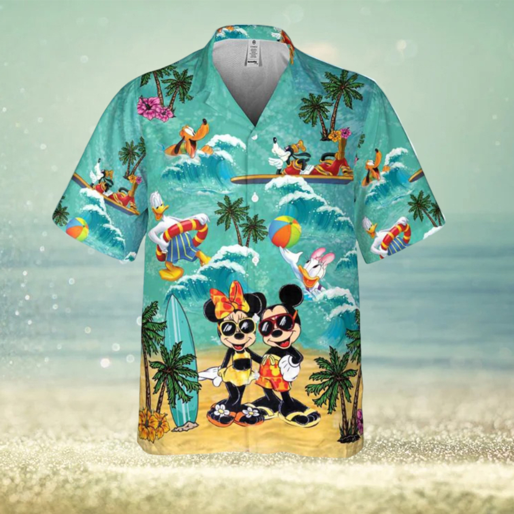 Disney Mickey And Minnie Hawaiian Shirt Disney Magical Hawaii Tee - Limotees