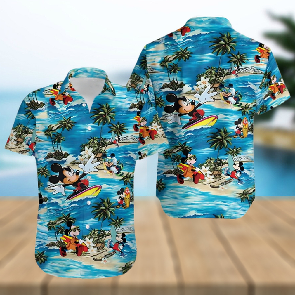 Disney Mickey Mouse Hawaiian Shirt, Mickey Mouse Hawaiian Shirt - Limotees