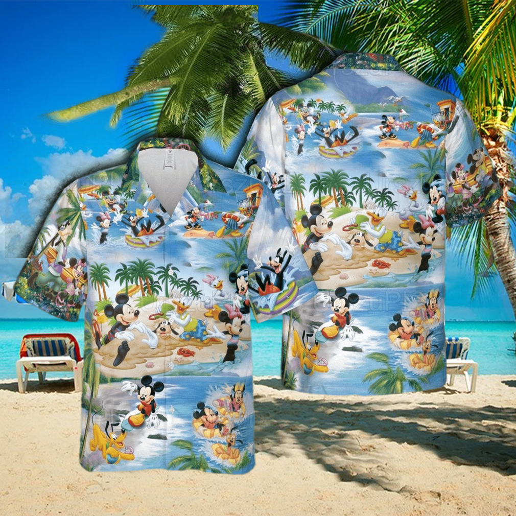 Disney Mickey Shirt Mickey And Friends Summer Vacation Shirt Mickey Hawaiian Shirt - Limotees