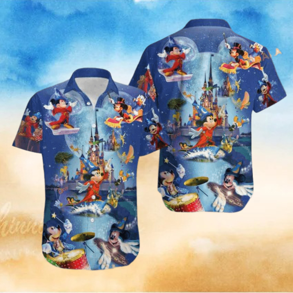 Disney Wonderful World Mickey Magic Summer Tropical Summer Hawaiian Shirt - Limotees