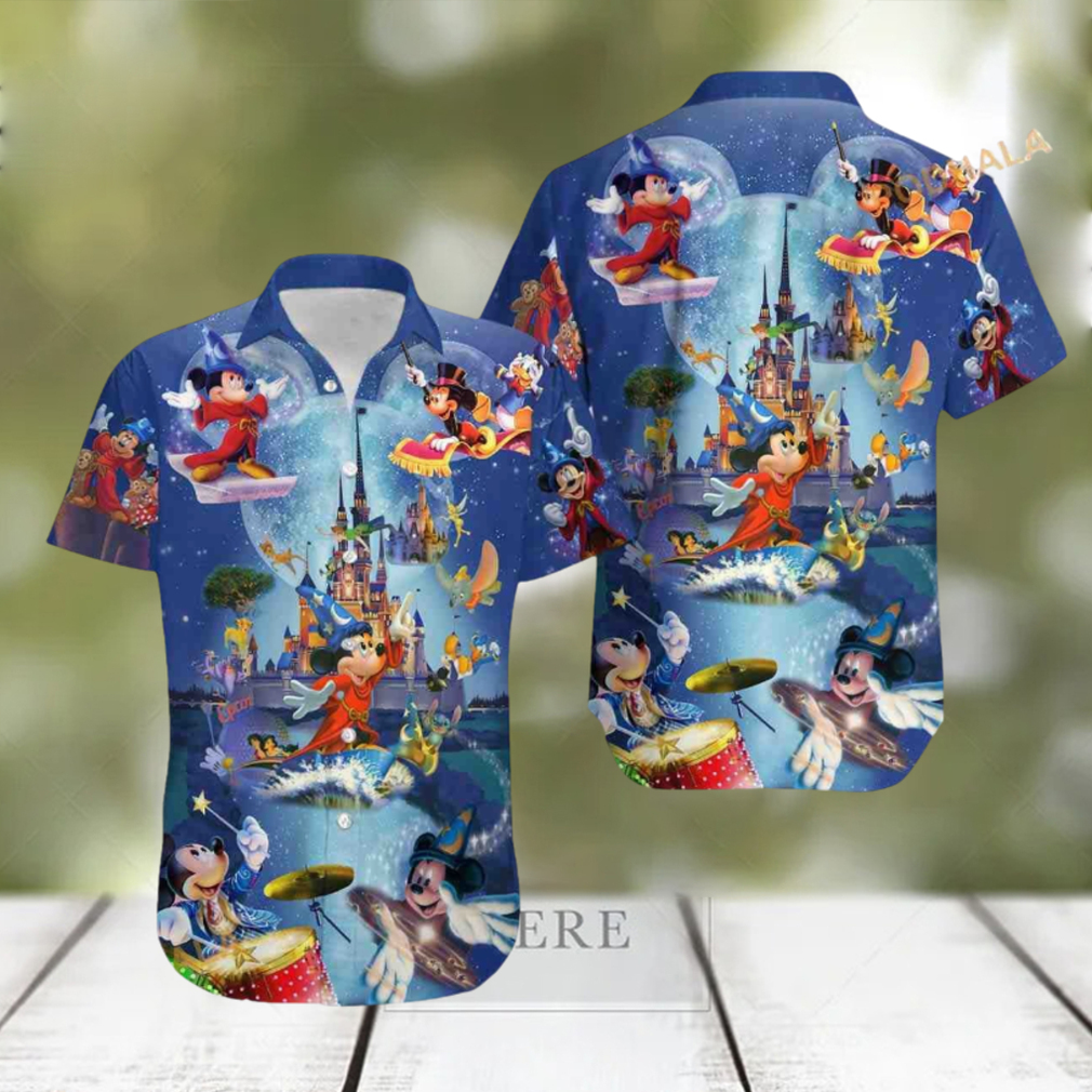 Disney Wonderful Worlds Mickey Magic Hawaiian Shirt - Limotees