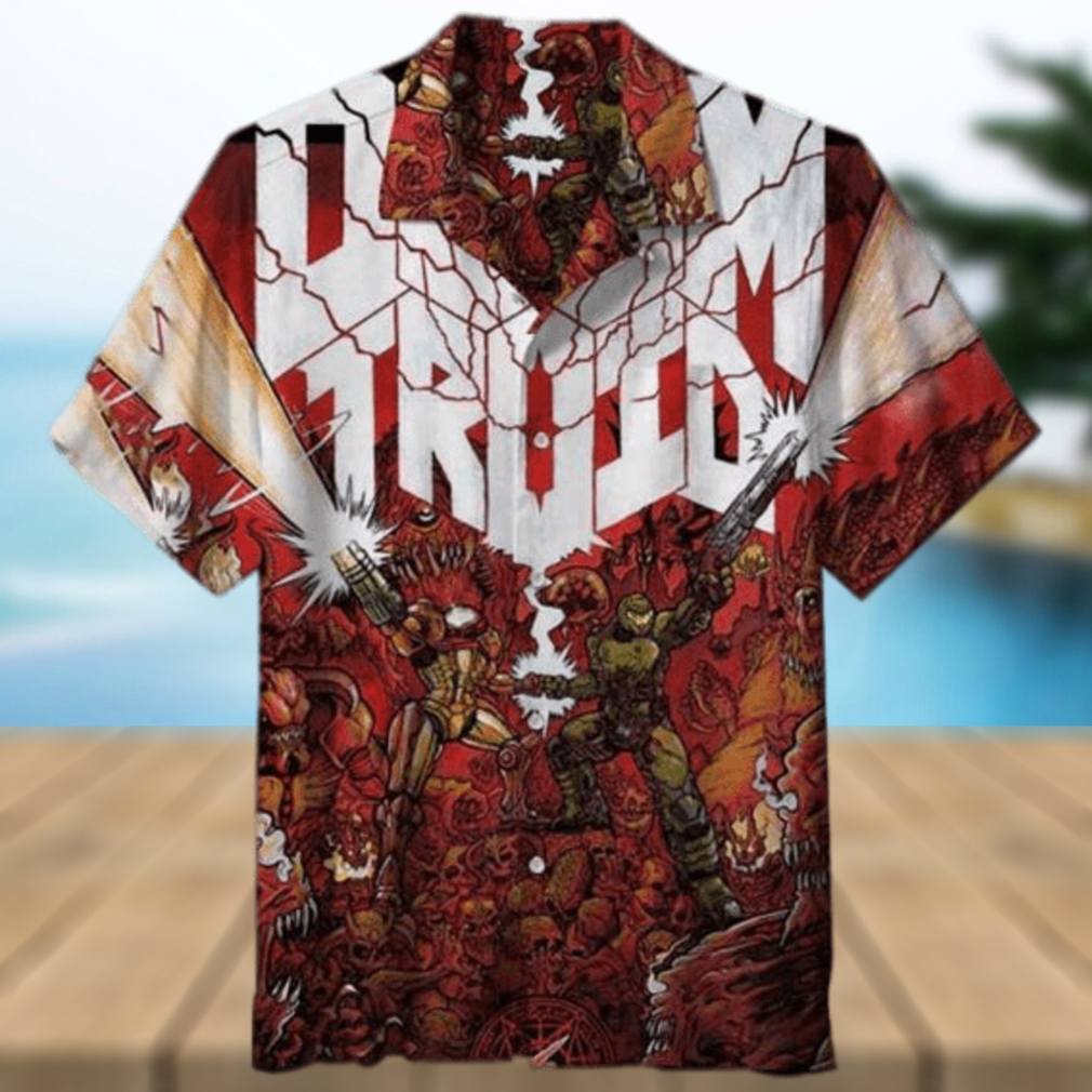 Doom 3D Funny Hawaiian Shirt - Limotees