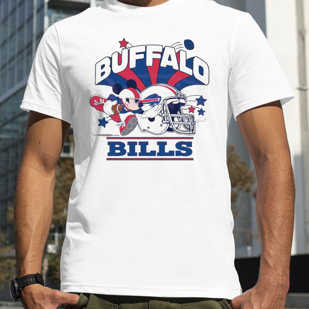 Mickey Mouse Football Buffalo Bills To Play Shirt