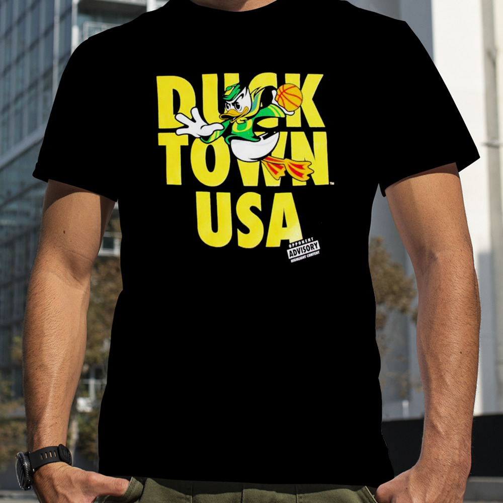 Oregon Ducks Duck Town Shootaround Shirt