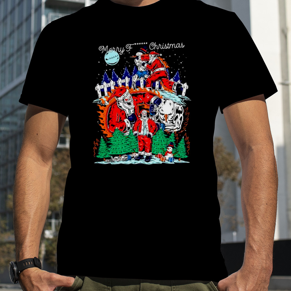 Skeleton merry fuck Christmas shirt