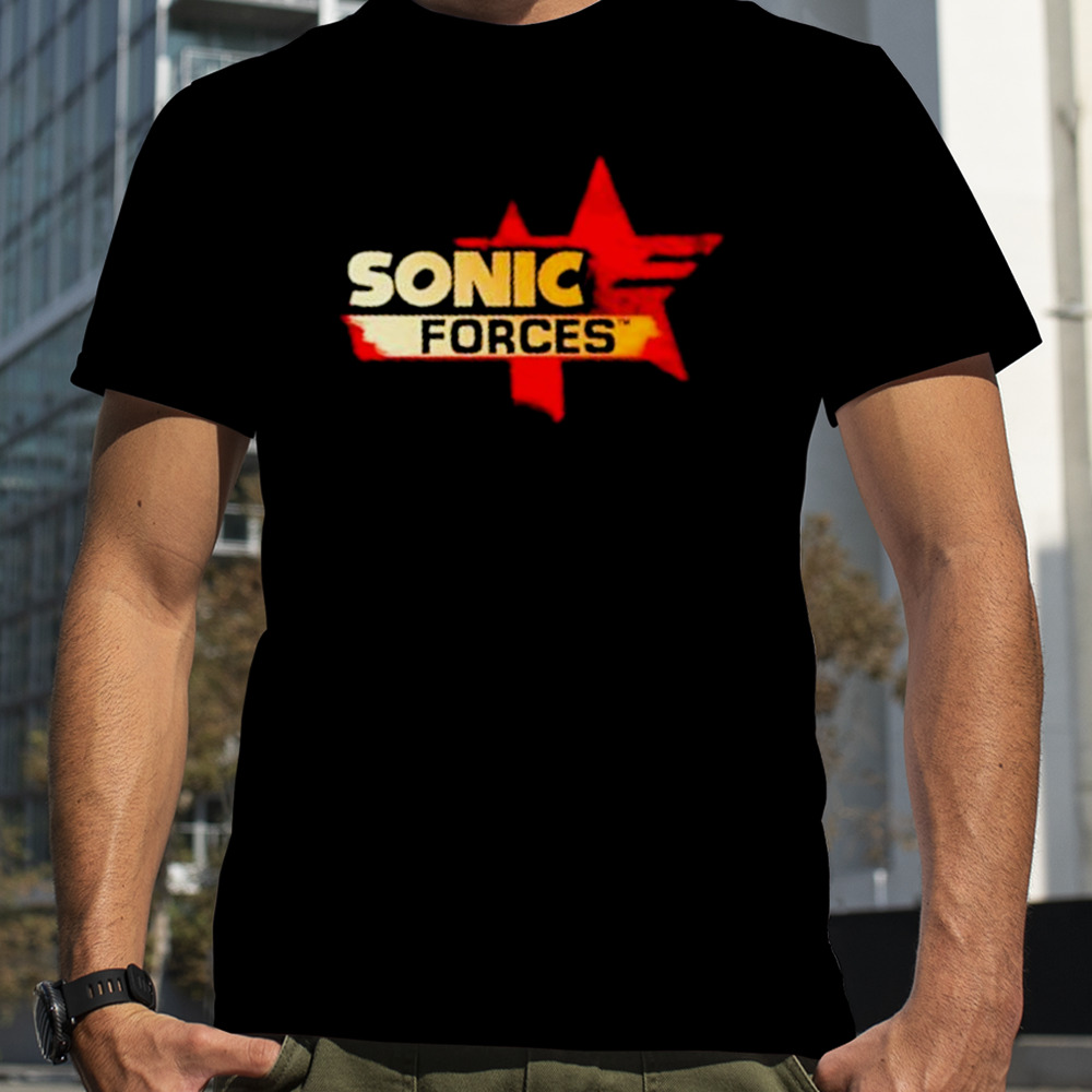 Sonic forces logo shirt