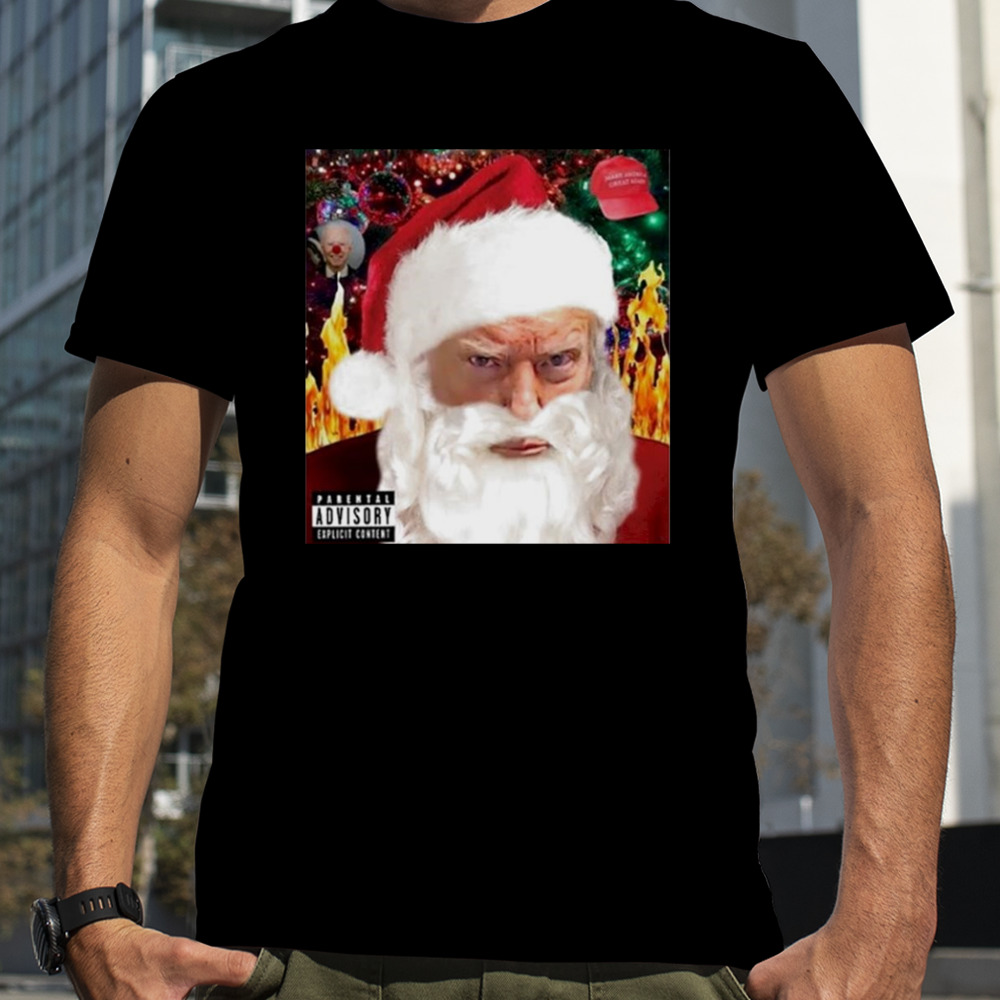 The Trump Santa Mugshot shirt