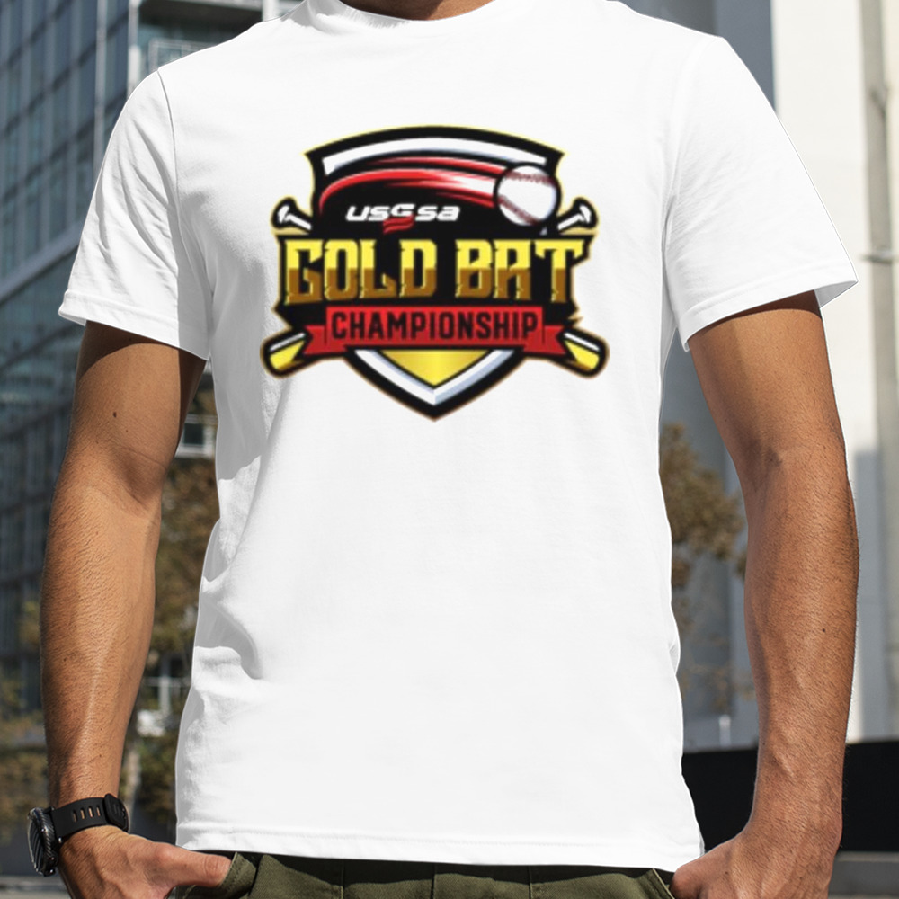 USSSA 11th Annual Gold bat Championship Logo Mar 23-24 2024 T-Shirt