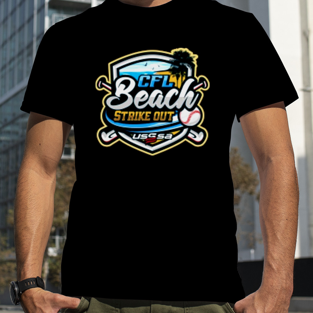 USSSA CFL USSSA Beach Strike Out Logo Apr 6-7 2024 T-Shirt