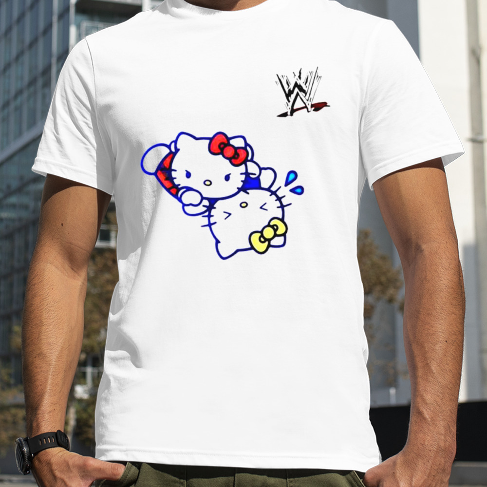 WWF Hello Kitty Wrestling shirt