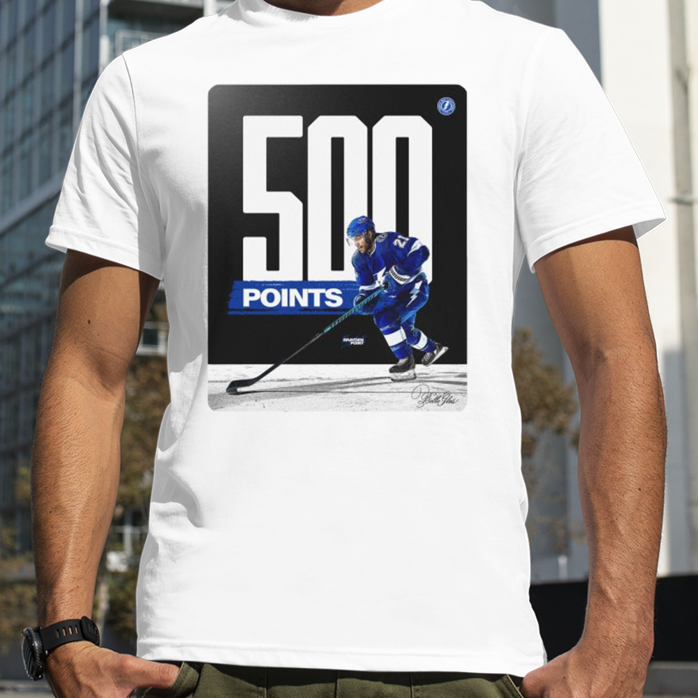 Brayden Point Tampa Bay Lightning 500 Points Shirt