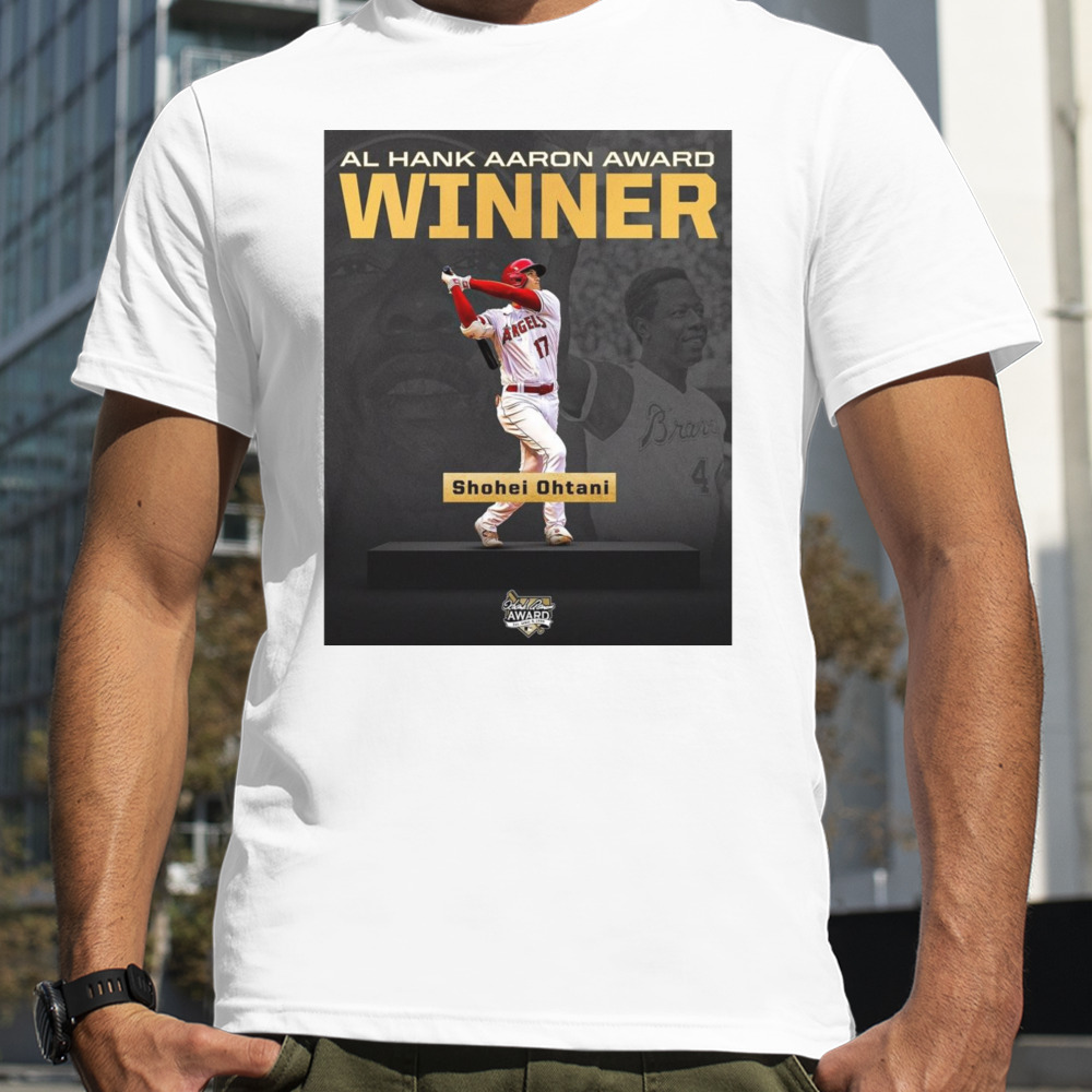 Congratulations To Shohei Ohtani Is The American League Hank Aaron Award Winner Unique T-Shirt