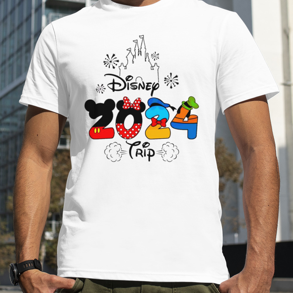 Disney 2024 trip magic castle shirt