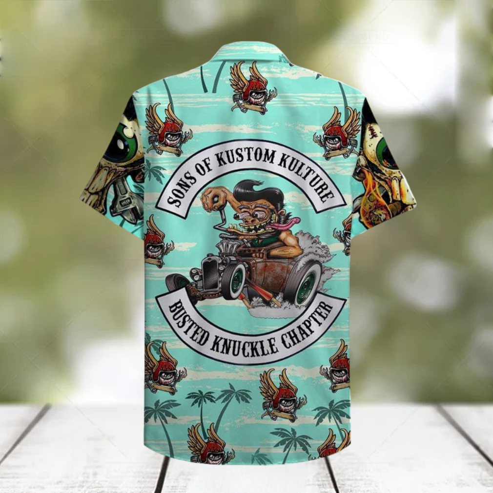 Drag Racing Sons of kustom kulture Hawaii Shirt - Limotees