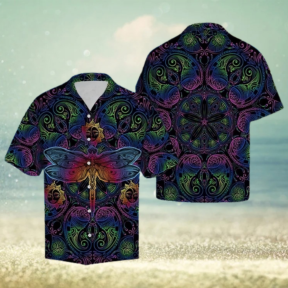 Dragonfly Dark Type Hawaiian Summer Beach Shirt - Limotees