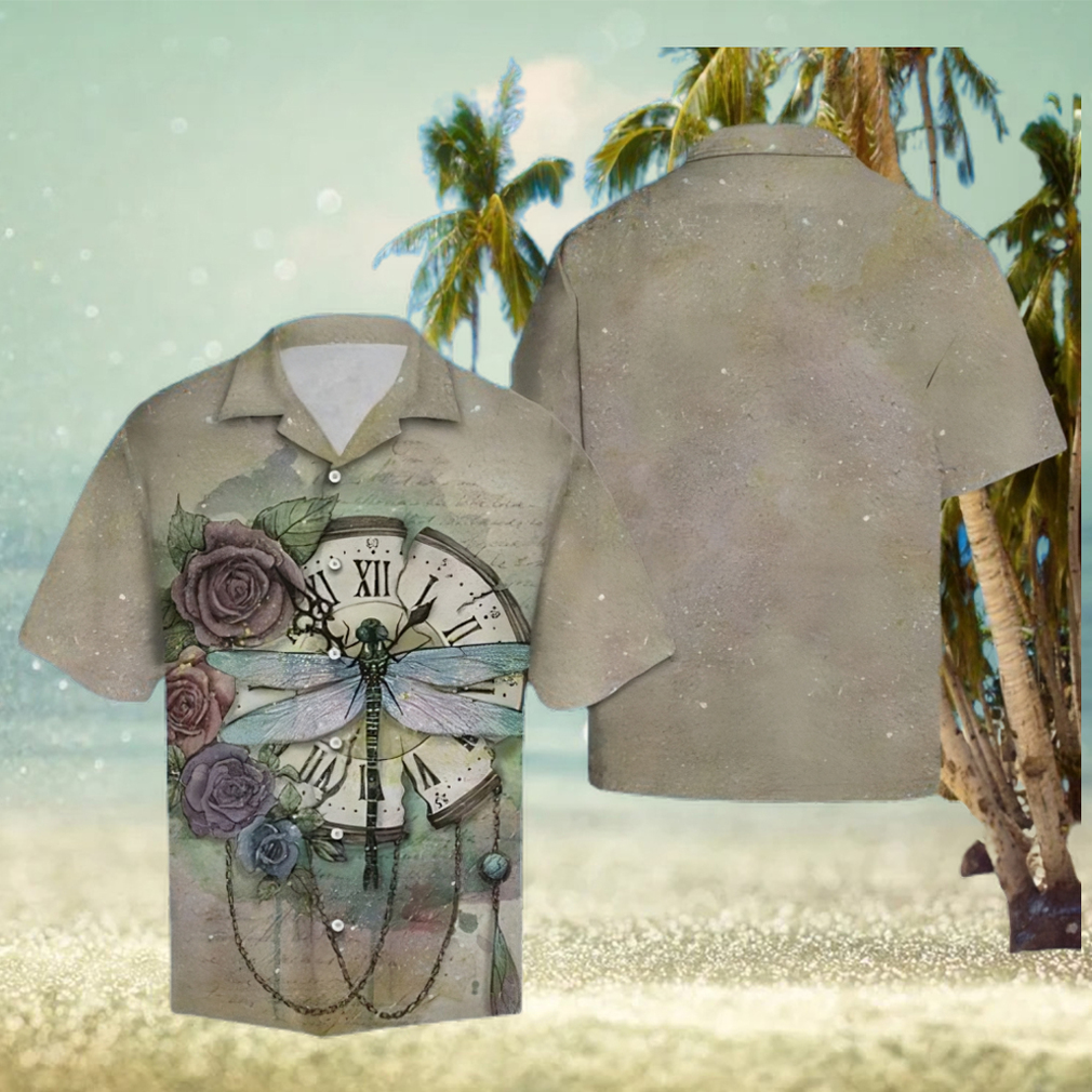 Dragonfly Time Hawaiian Summer Beach Shirt - Limotees