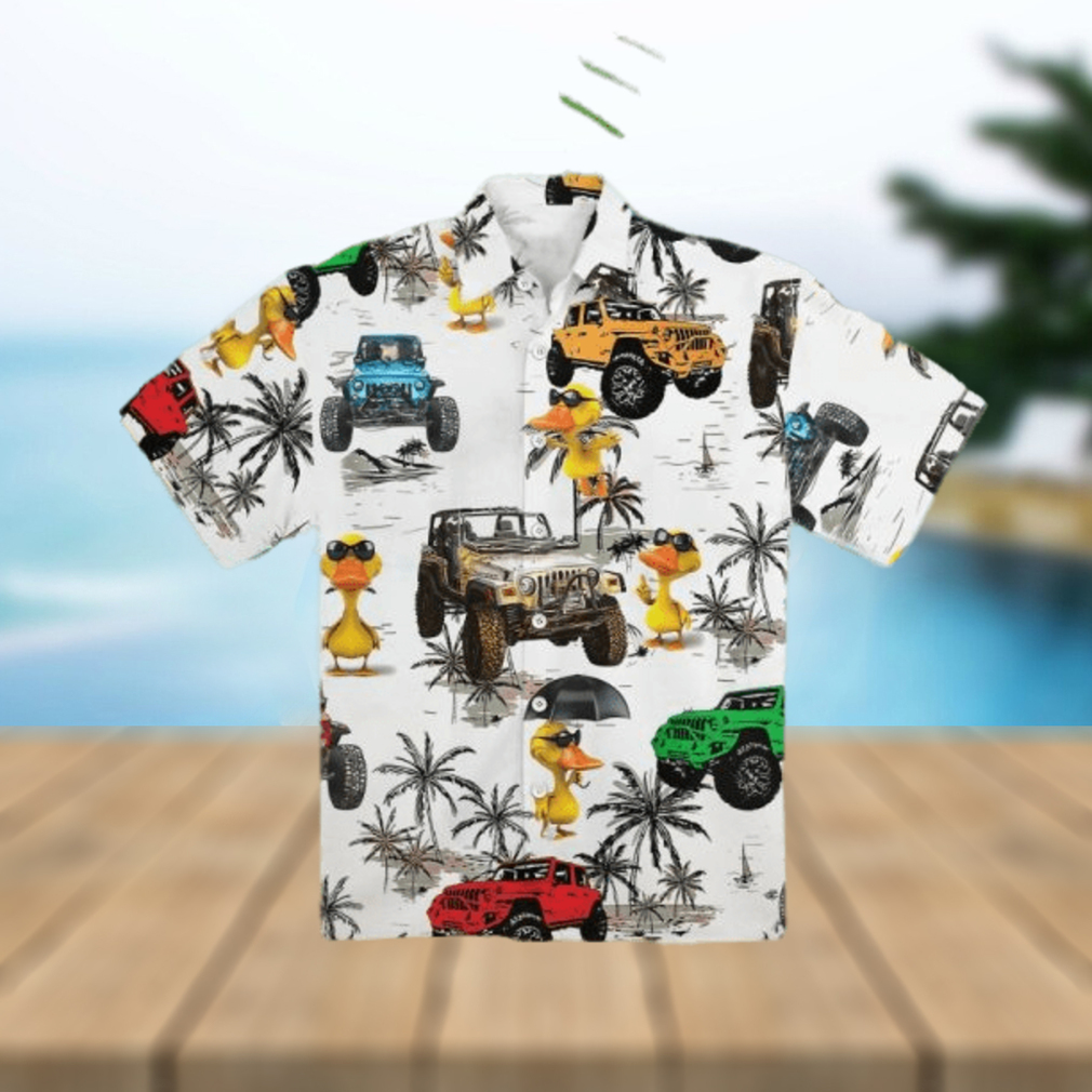 Duck Jeep Tropical Hawaiian Shirt - Limotees