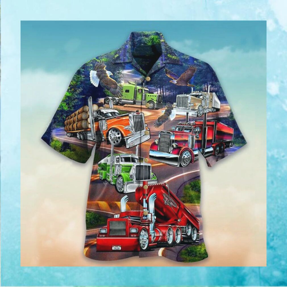 Eagle Truck Hawaiian Shirt Cool Summer Shirts For Guys Gifts For Truck Drivers - Limotees