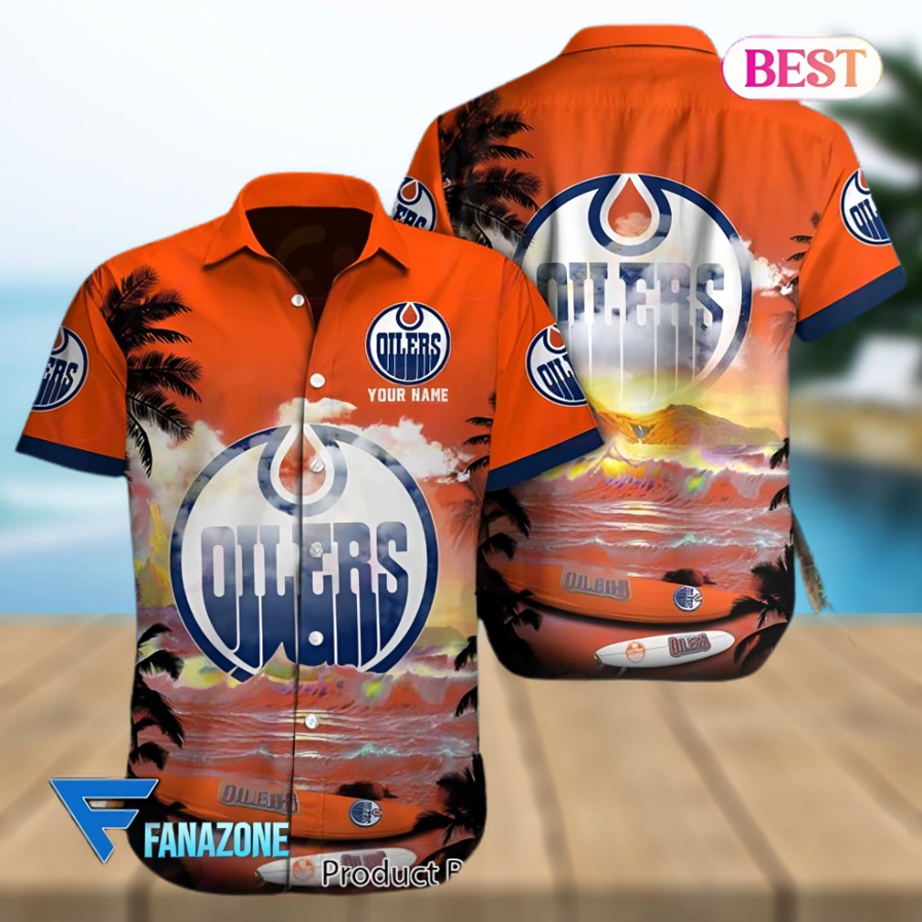 Edmonton Oilers NHL Custom Hawaii Shirt - Limotees