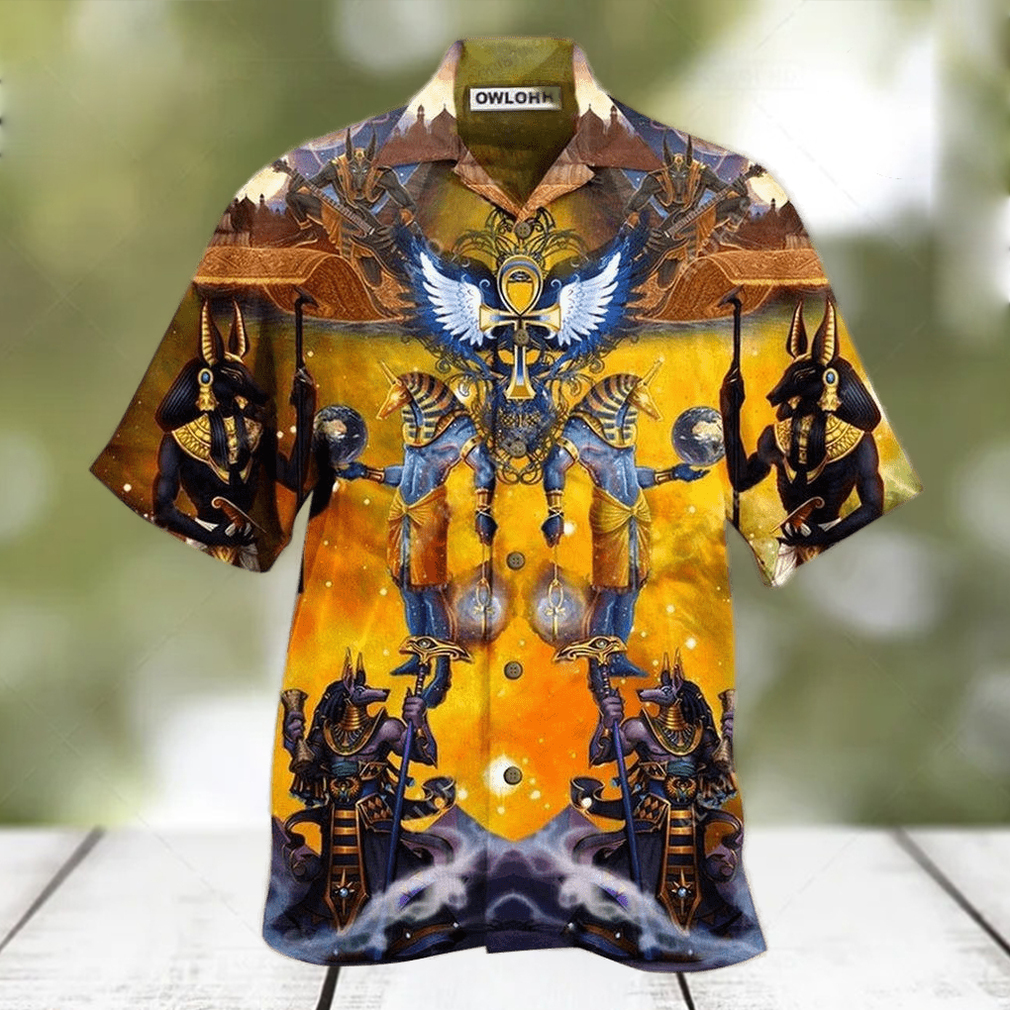 Egypt Gold With Vintange Limited Edition Hawaiian Shirt - Limotees