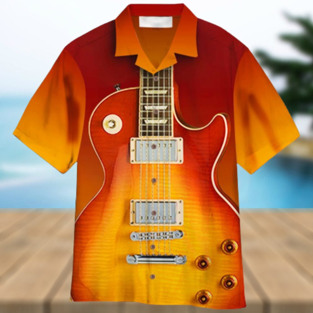 Electric Guitar Aloha Hawaiian Shirt For Men And Women - Limotees