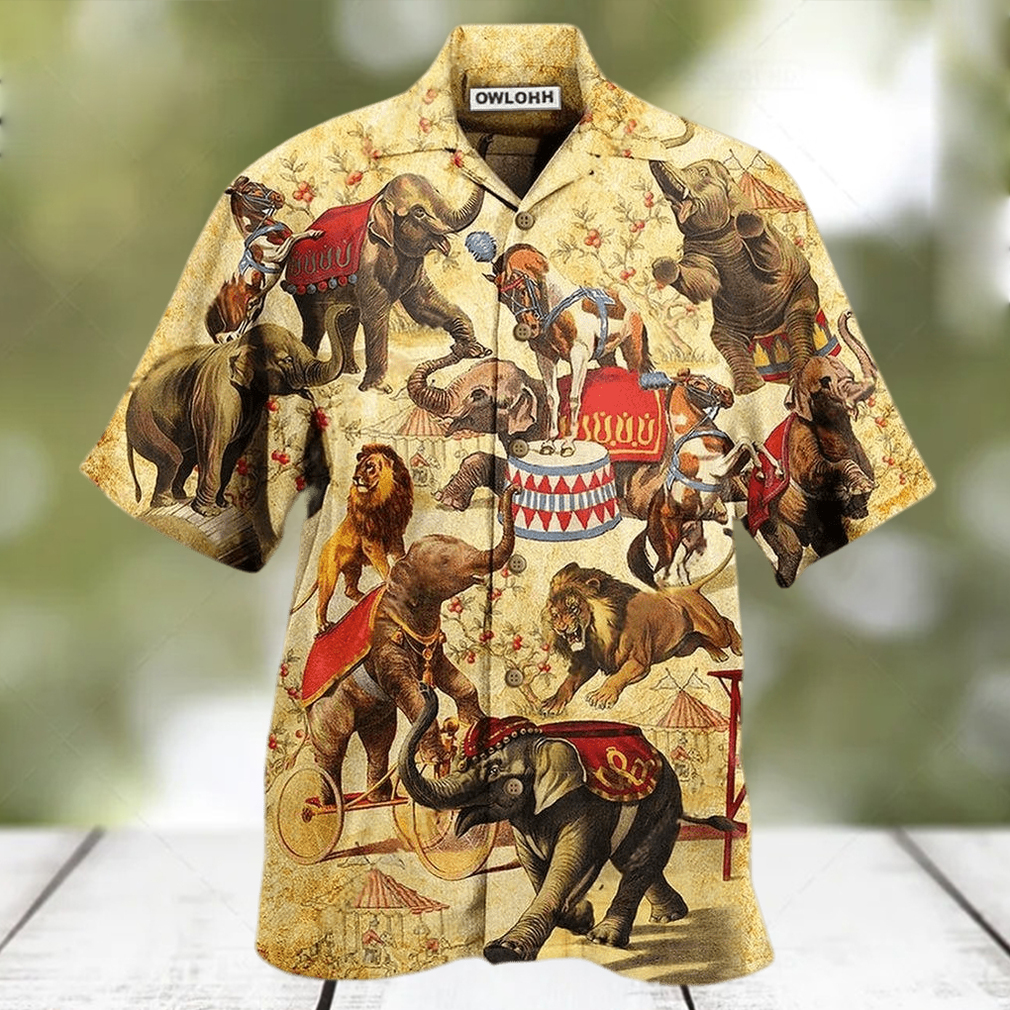 Elephant Amazing Circus Show Hawaiian Shirt - Limotees