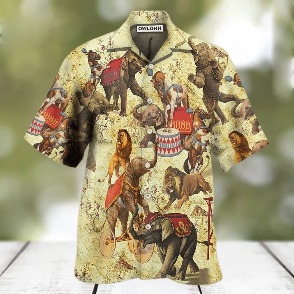 Elephant Circus Show Hawaiian Shirt - Limotees