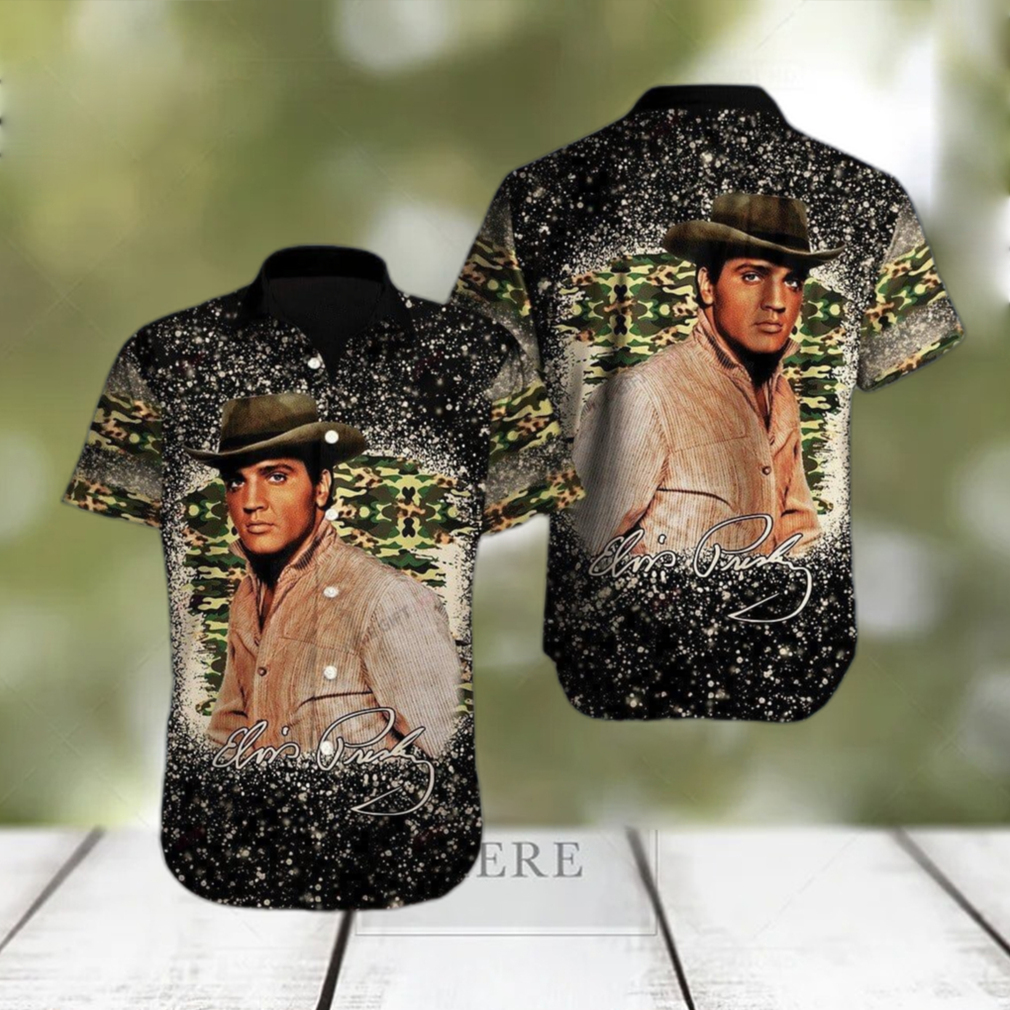 Elvis Presley Casual Design Hawaiian 3D Shirt For Fans Gift Beach - Limotees