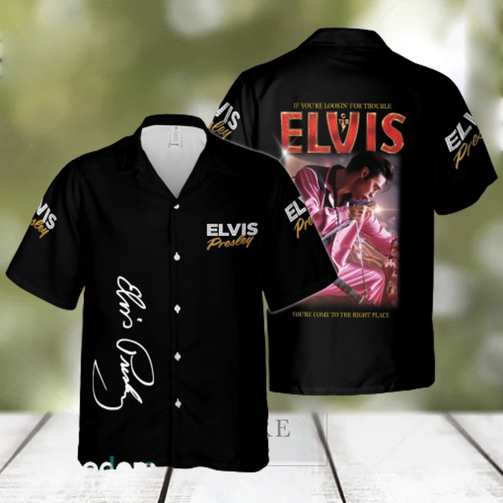 Elvis Presley Hawaiian 3D Shirt Style 11 For Men And Women Gift Short Sleeve Beach Shirt - Limotees