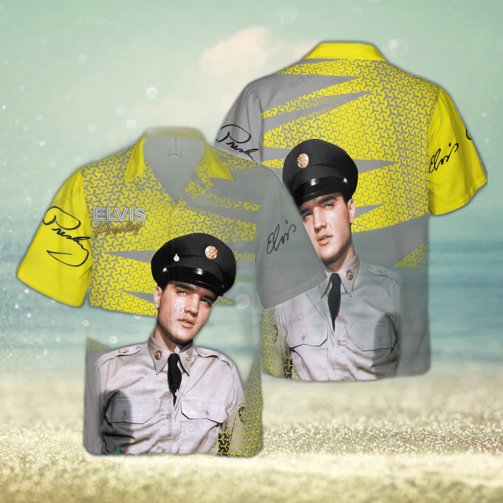 Elvis Presley Hawaiian 3D Shirt Style 4 For Men And Women Gift Short Sleeve Beach Shirt - Limotees