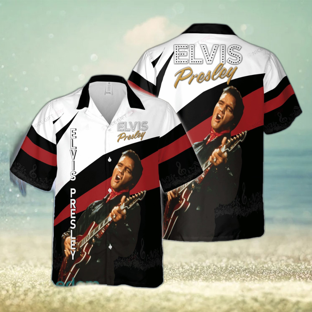 Elvis Presley Hawaiian 3D Shirt Style 6 For Men And Women Gift Short Sleeve Beach Shirt - Limotees